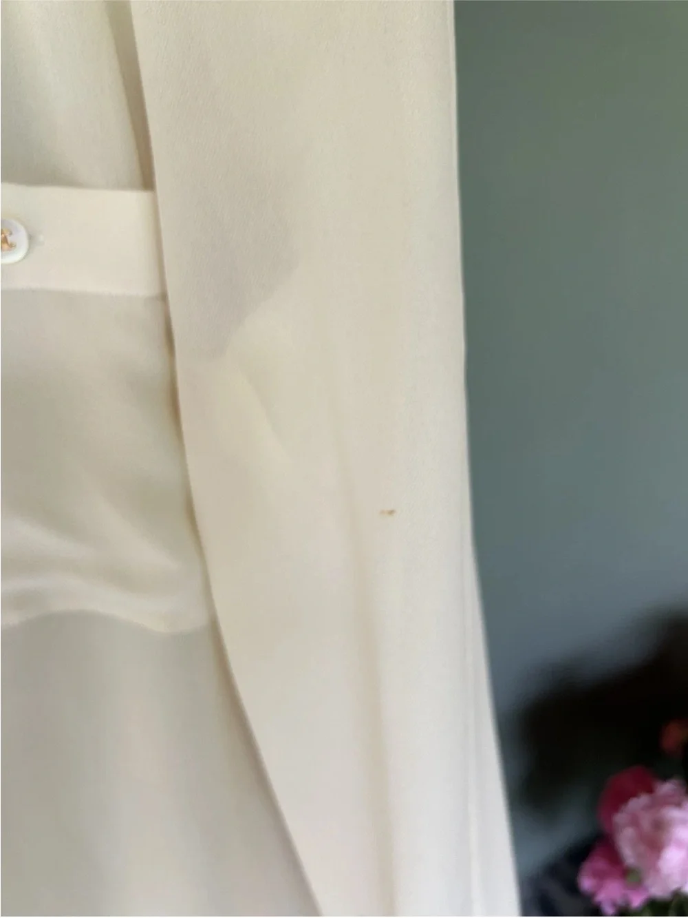 Vintage Chanel FR 40 Silk Blouse